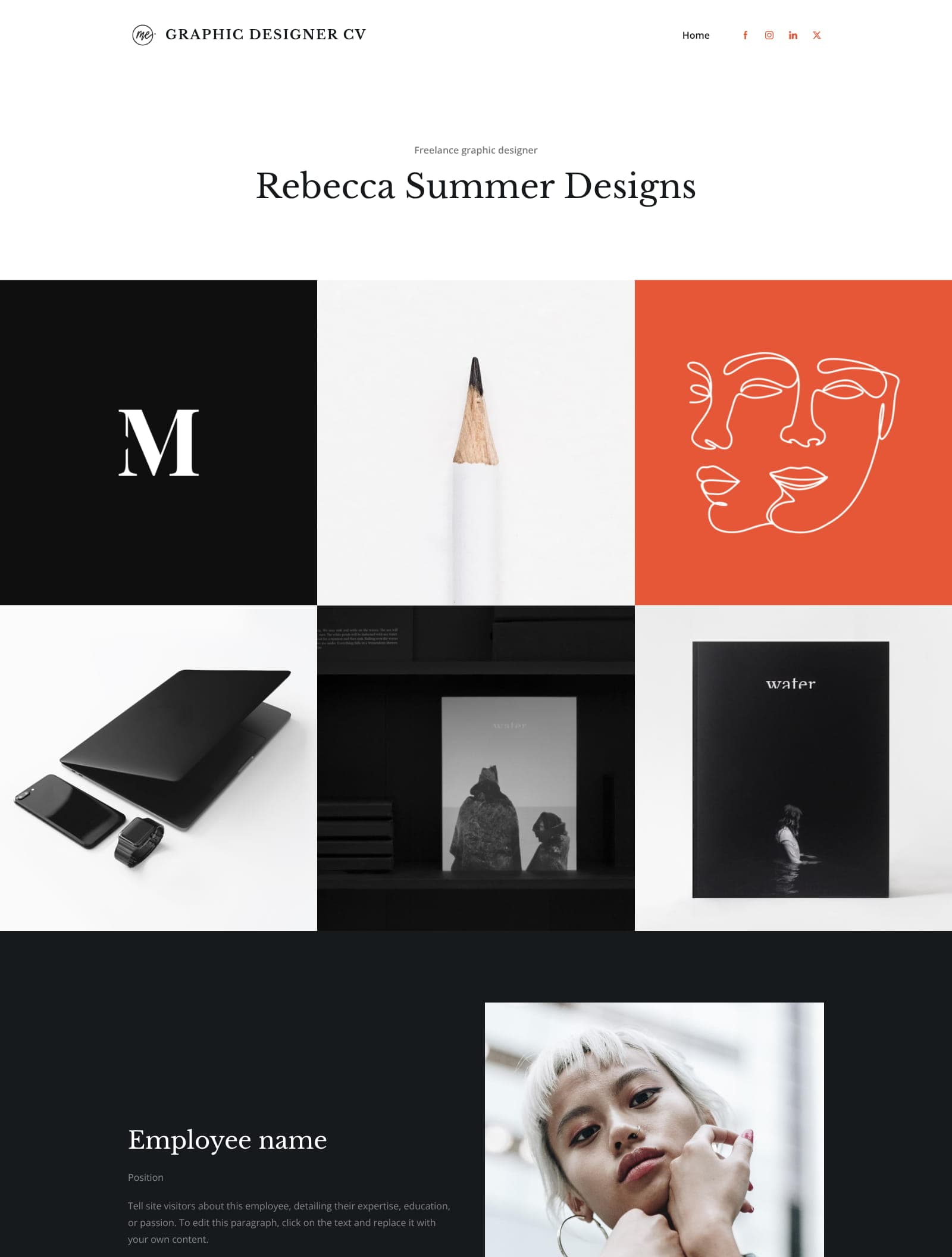 Graphic Designer CV